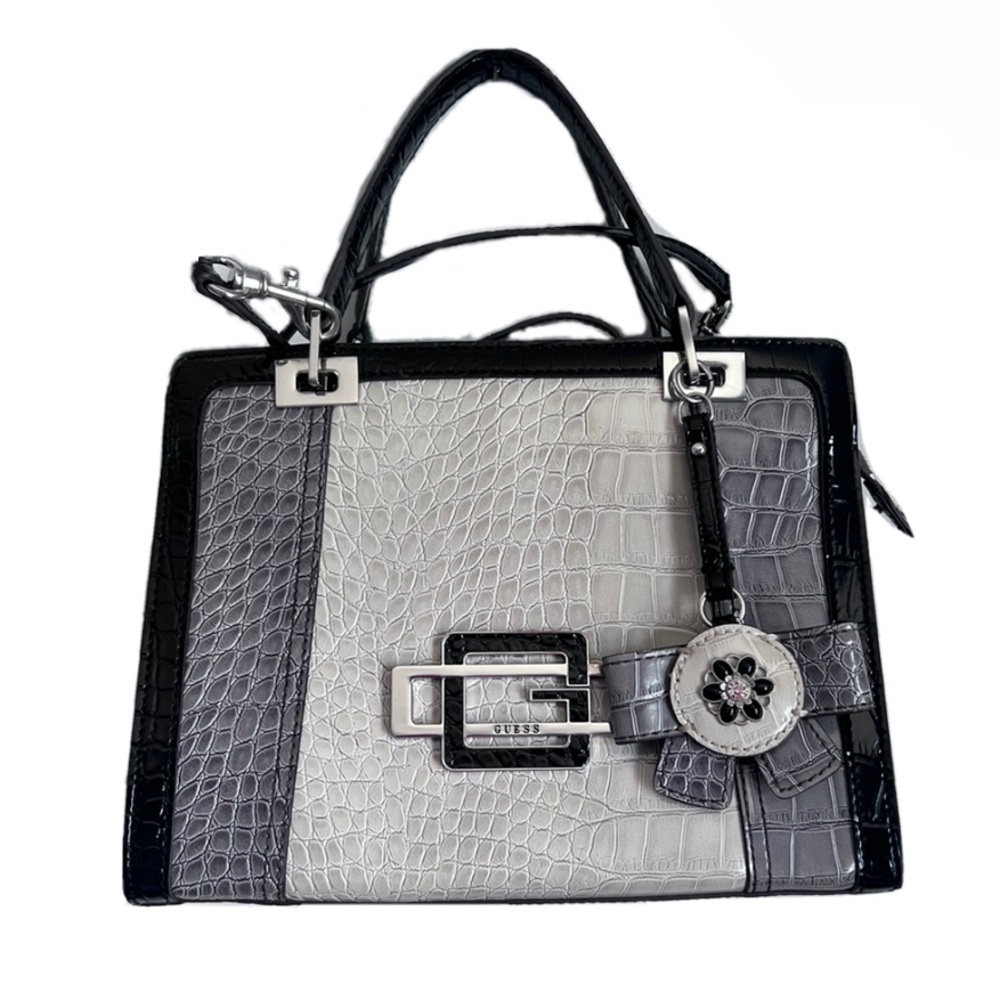 2010’s Guess Crocodile Print Bourgeois Multi Shoulder Handbag
